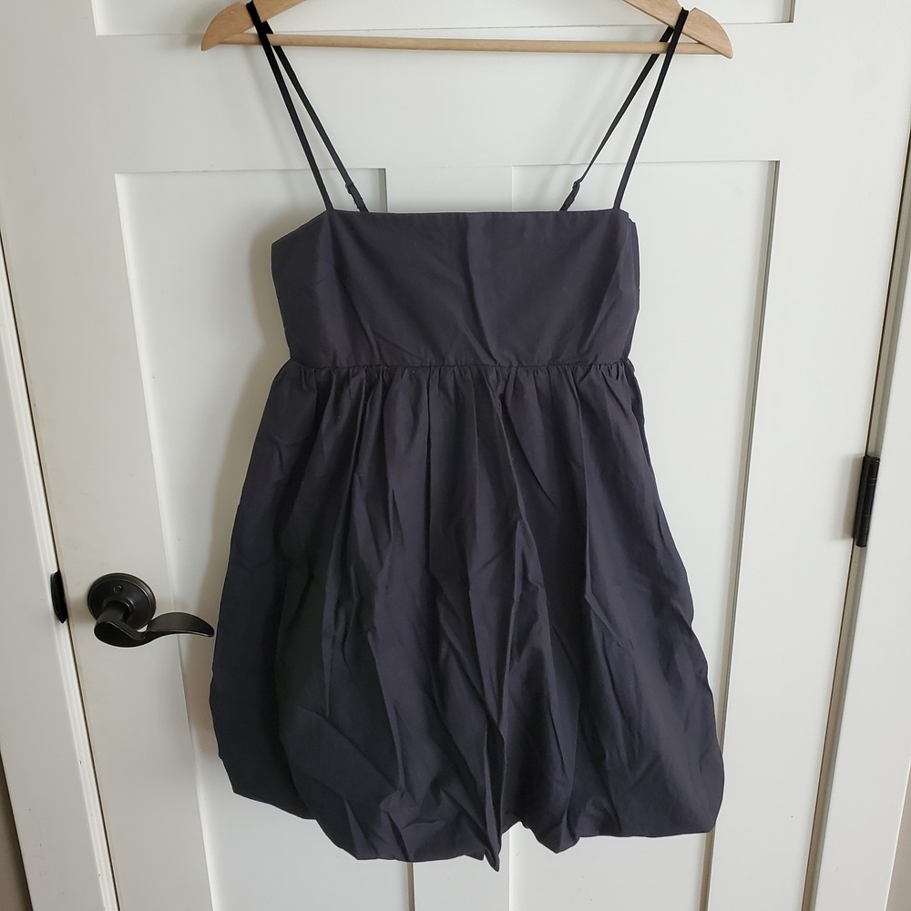 Sunday Best Aritzia Black Bubble Dress Womens S Smocked Short Summer Party LBD